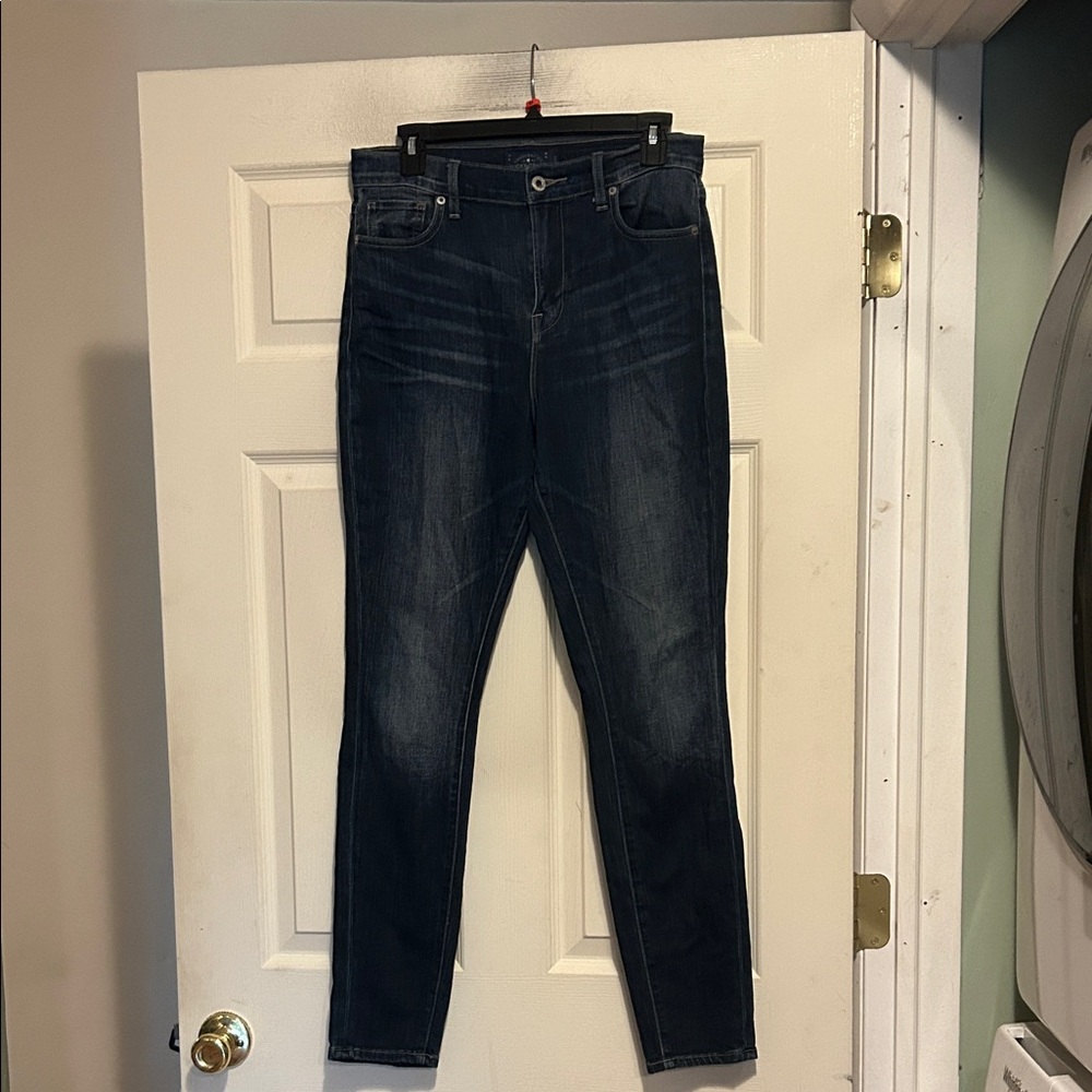Lucky Brand Skinny Jeans Size 6/28 Blue Denim Streetwear